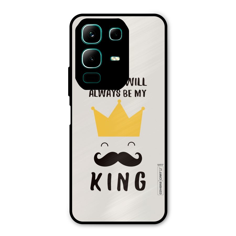 My King Dad Metal Back Case for Infinix Note 50x