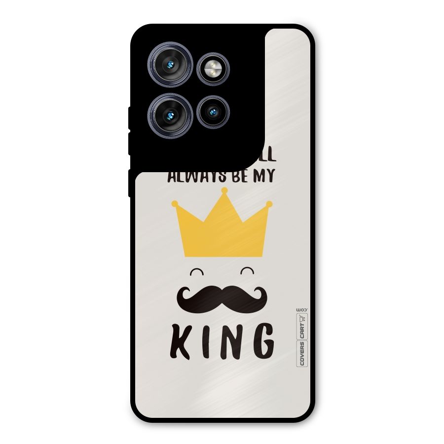 My King Dad Metal Back Case for Motorola Edge 50 Neo