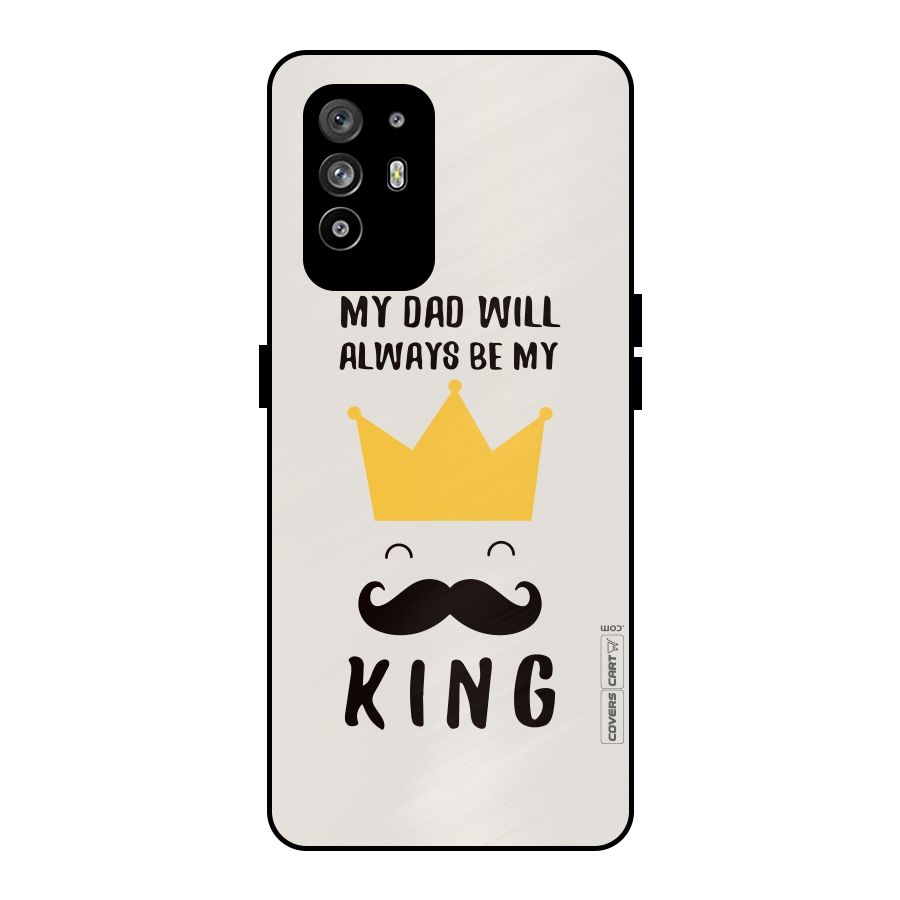 My King Dad Metal Back Case for Oppo F19 Pro Plus 5G