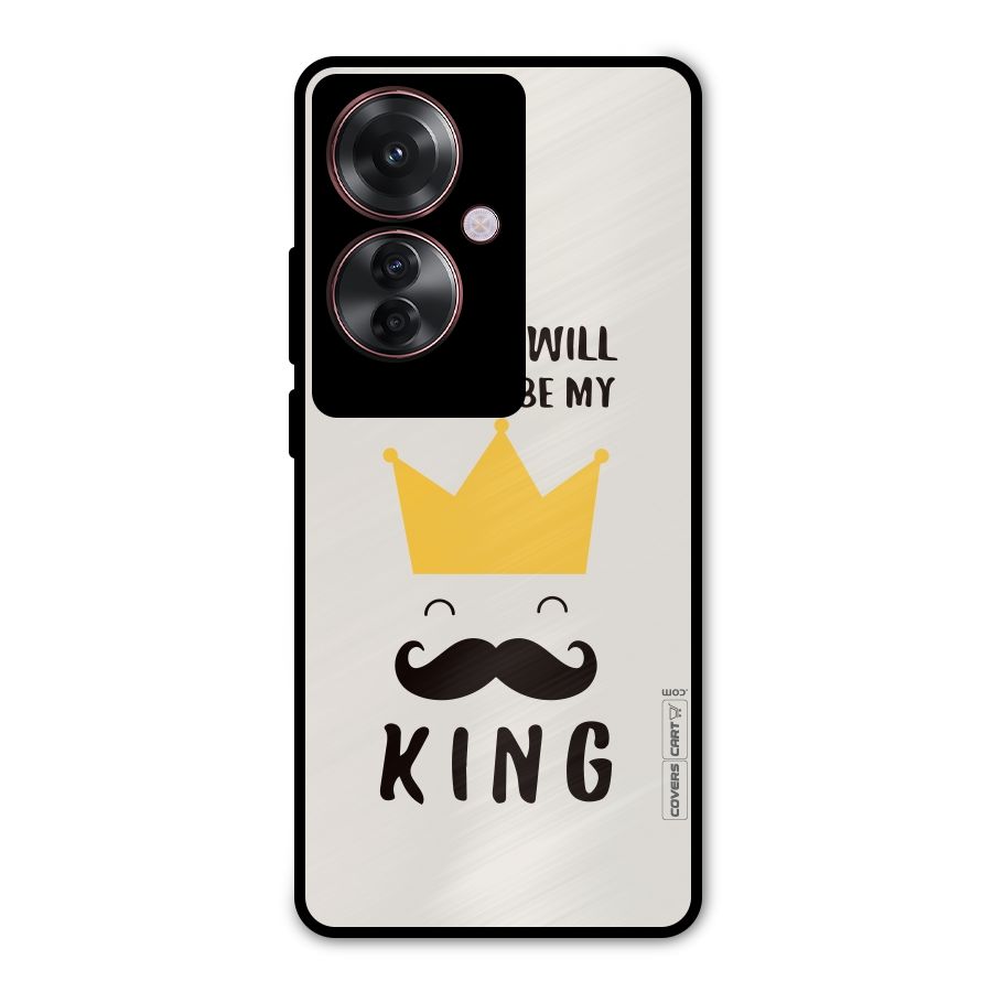 My King Dad Metal Back Case for Oppo F25 Pro