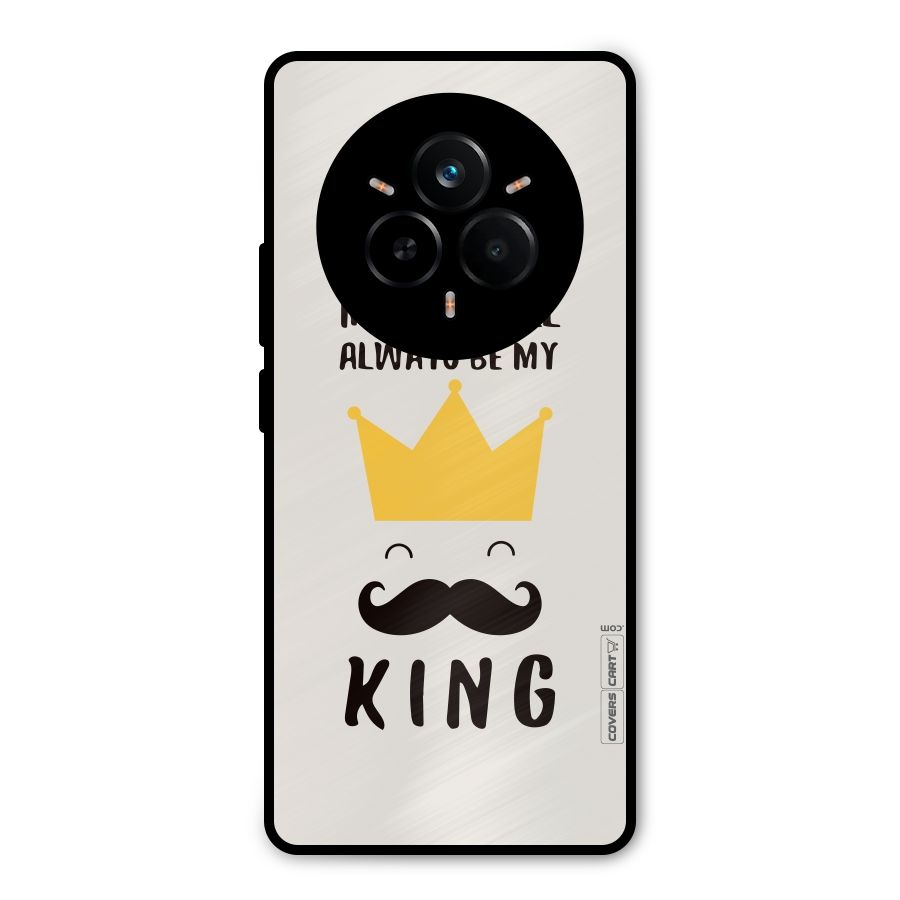 My King Dad Metal Back Case for Realme 14 Pro