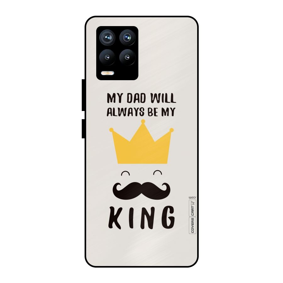 My King Dad Metal Back Case for Realme 8 Pro