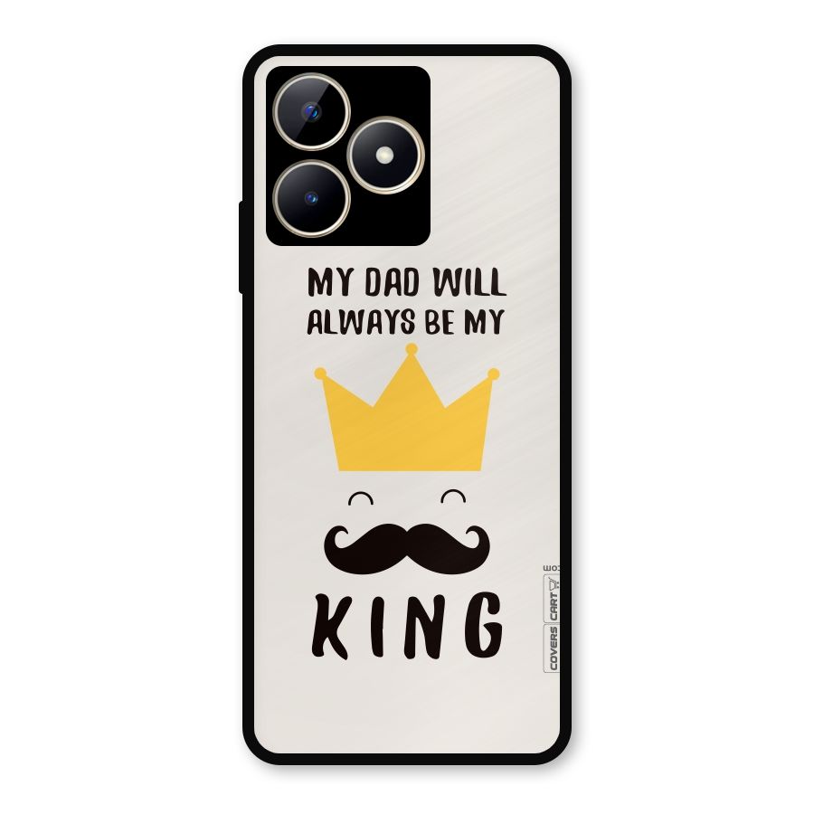 My King Dad Metal Back Case for Realme C53