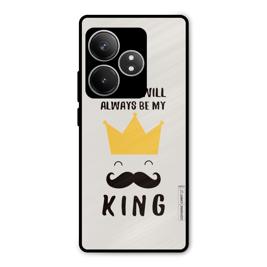 My King Dad Metal Back Case for Realme GT 6T