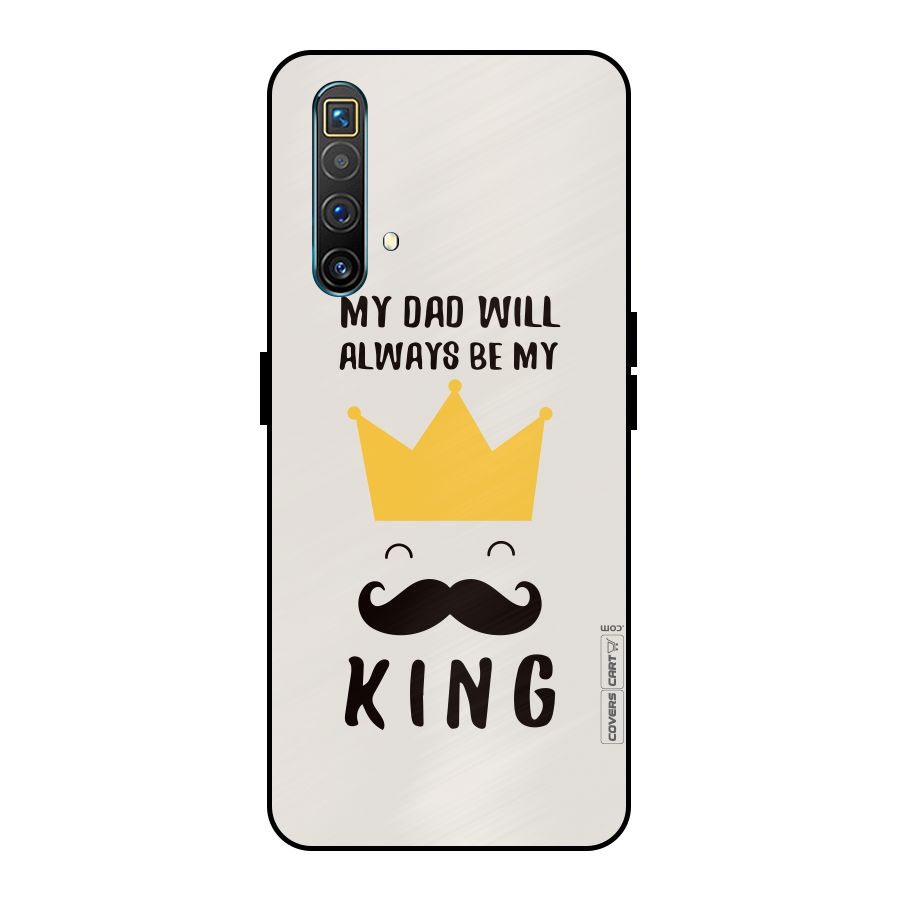My King Dad Metal Back Case for Realme X3 SuperZoom
