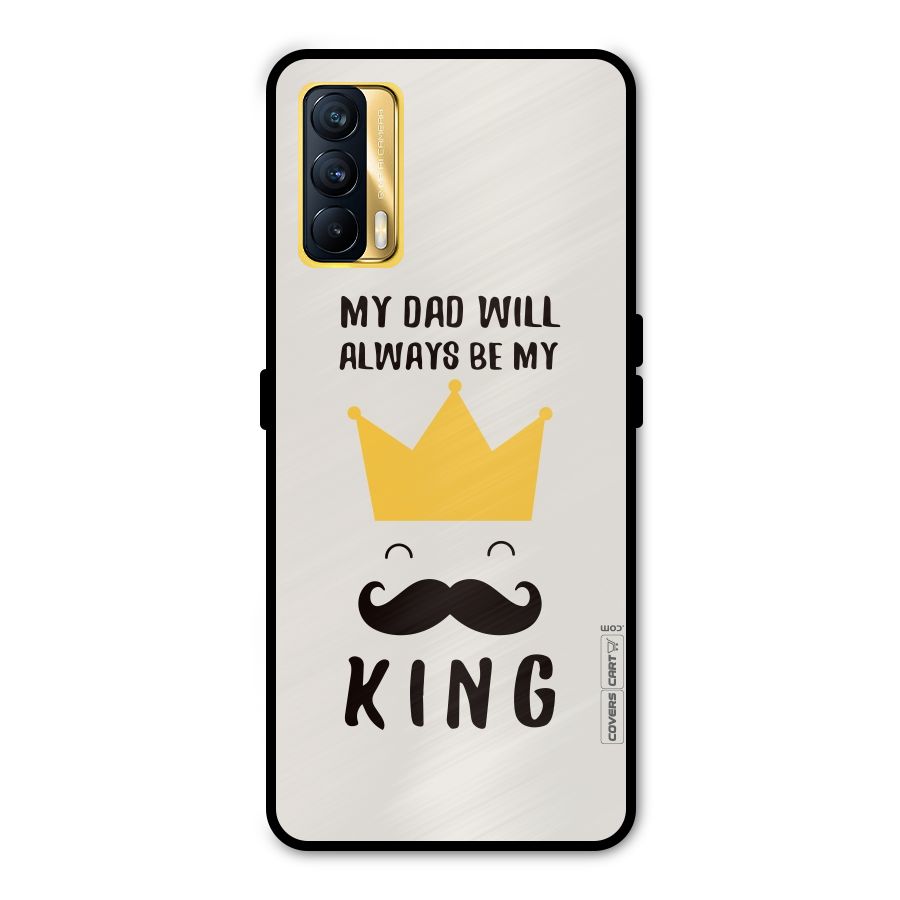 My King Dad Metal Back Case for Realme X7