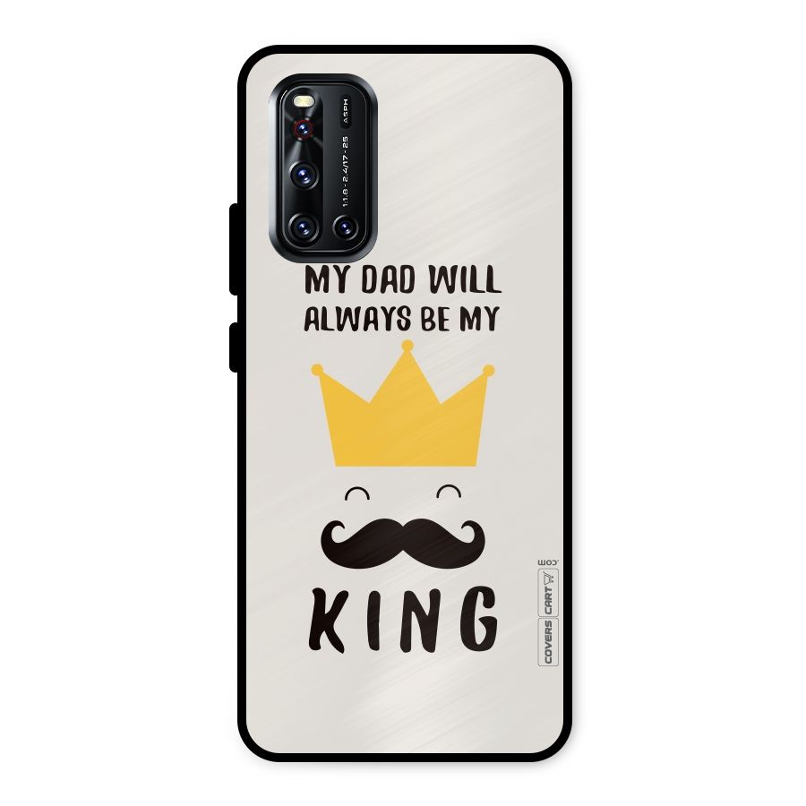 My King Dad Metal Back Case for Vivo V19