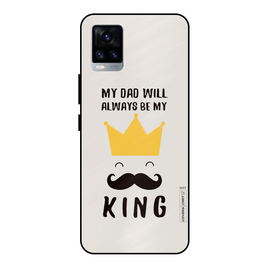 My King Dad Metal Back Case for Vivo V20