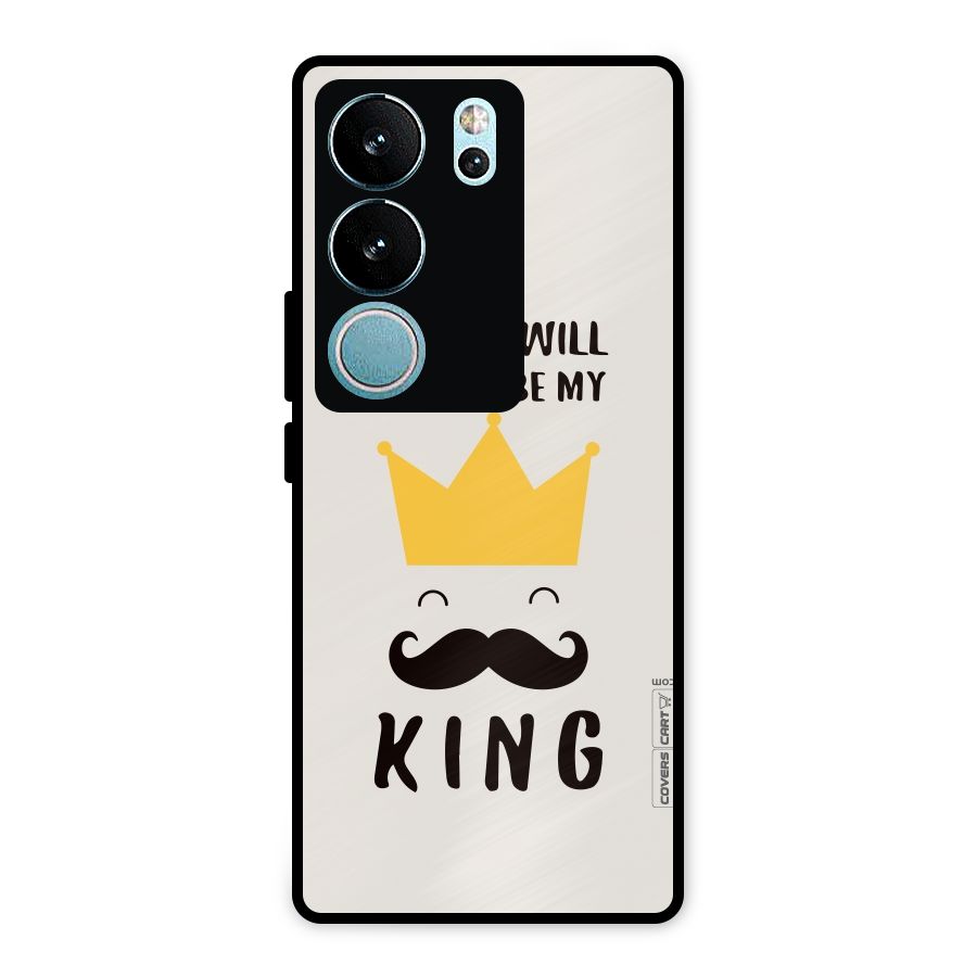 My King Dad Metal Back Case for Vivo V29 Pro