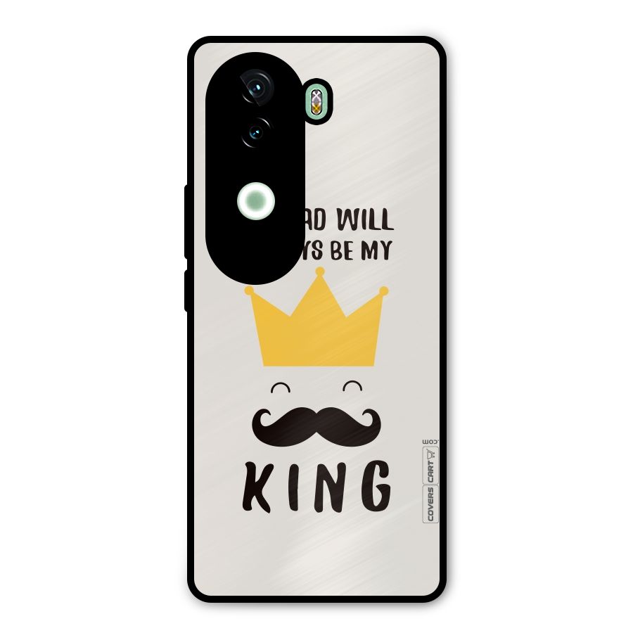 My King Dad Metal Back Case for Vivo V40e