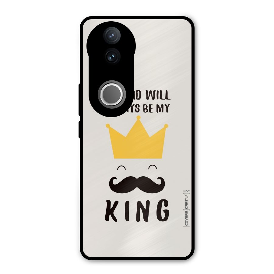 My King Dad Metal Back Case for Vivo V50e