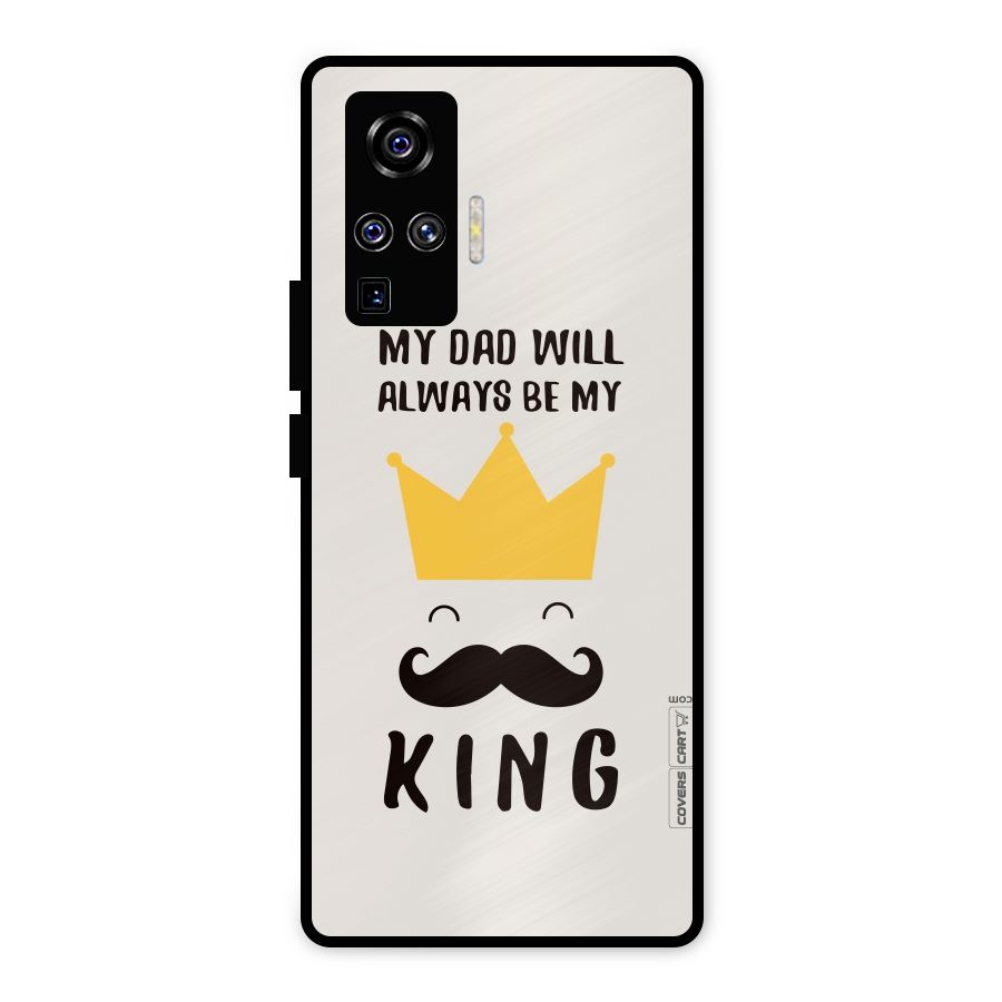 My King Dad Metal Back Case for Vivo X50 Pro