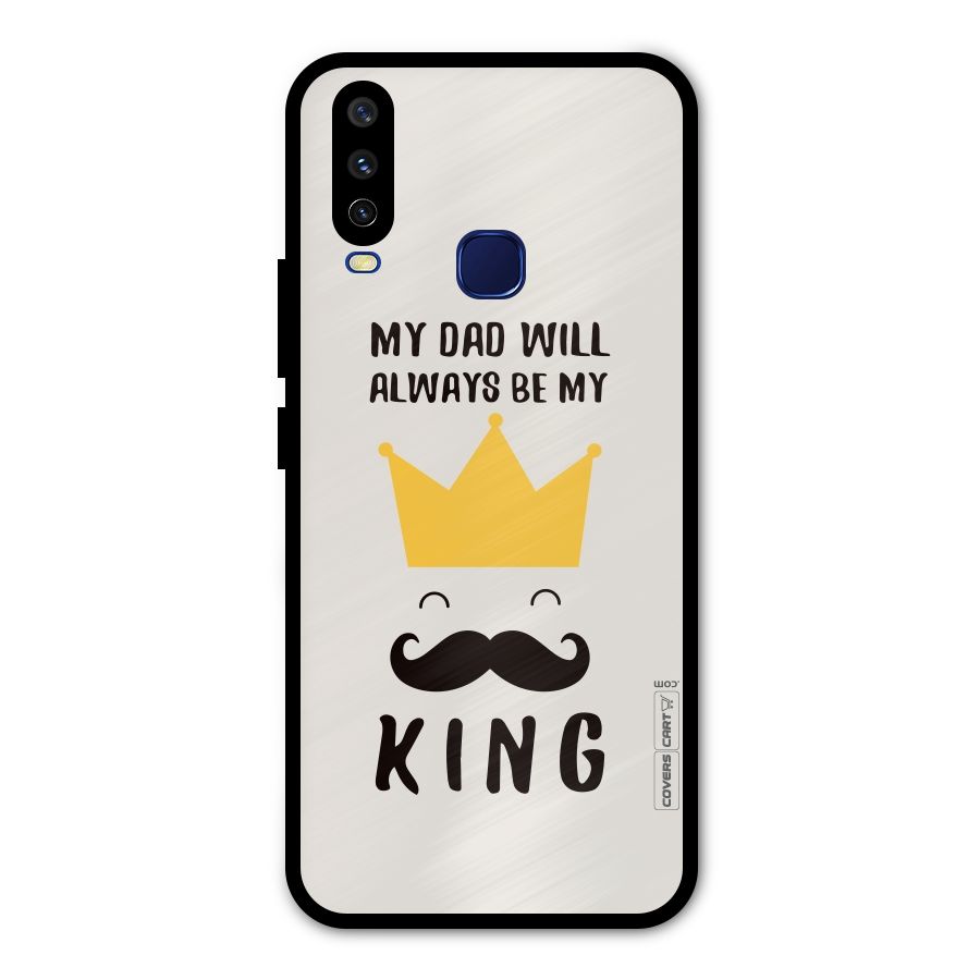My King Dad Metal Back Case for Vivo Y15