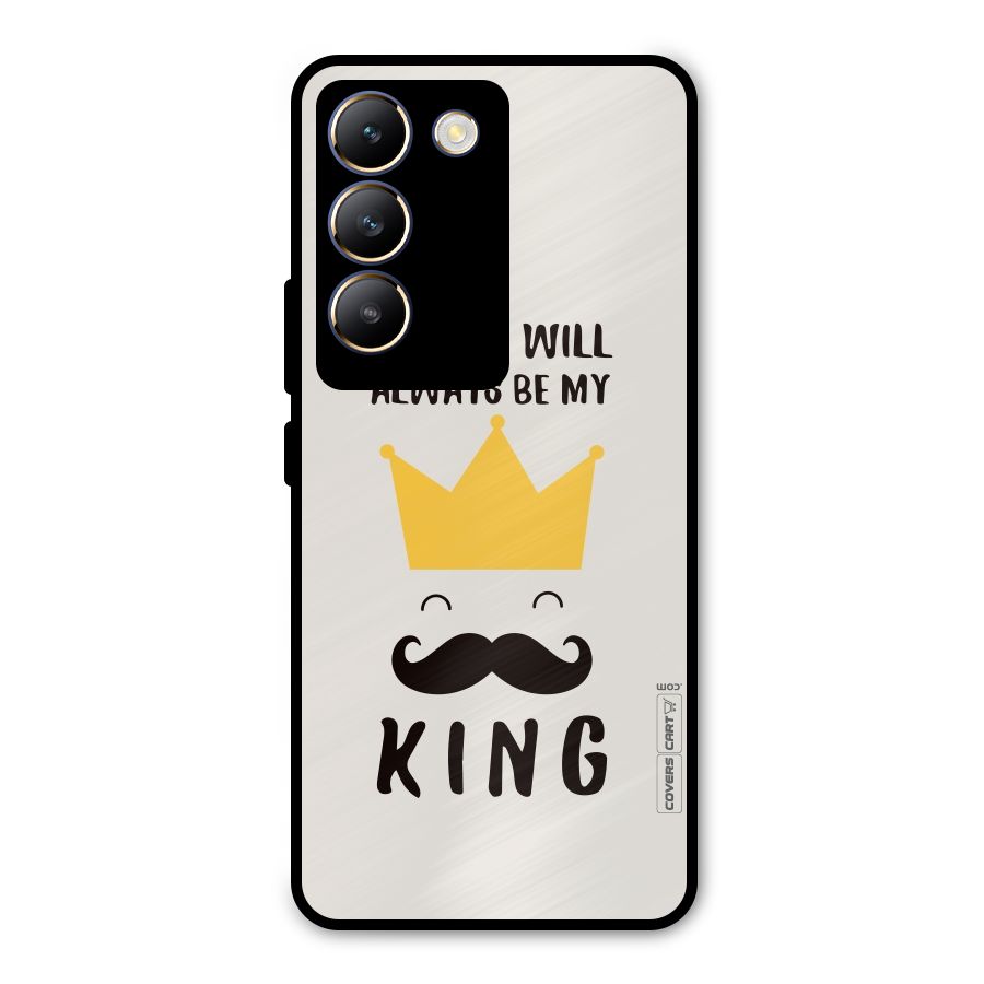 My King Dad Metal Back Case for Vivo Y200e