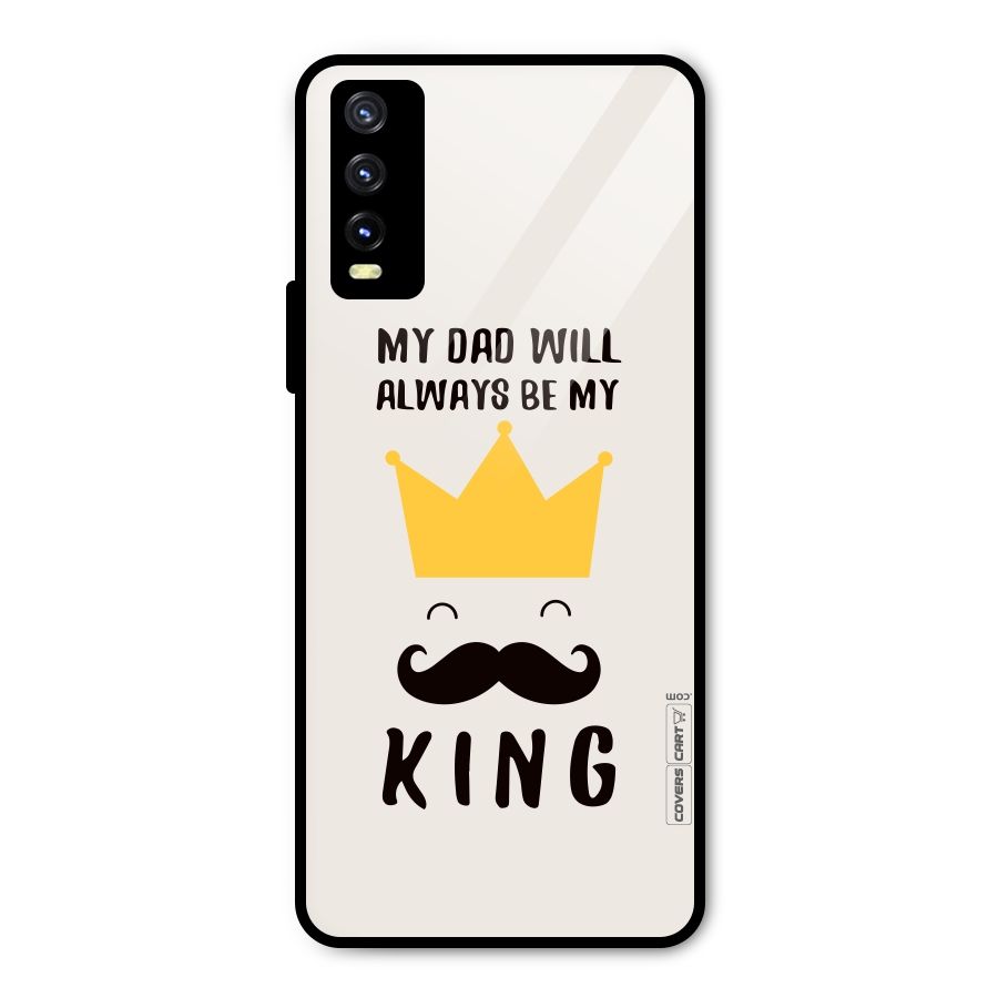 My King Dad Metal Back Case for Vivo Y20g