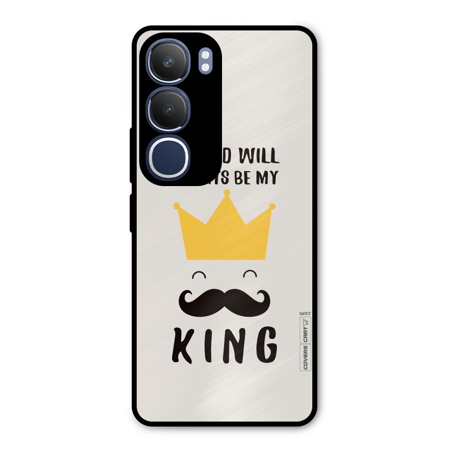 My King Dad Metal Back Case for Vivo Y29