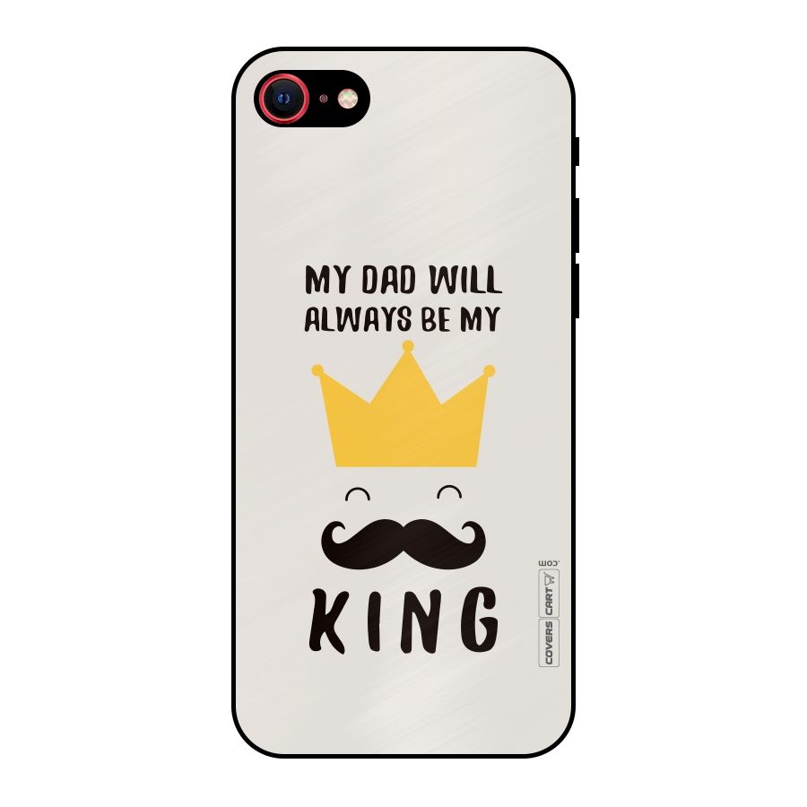 My King Dad Metal Back Case for iPhone SE 2022