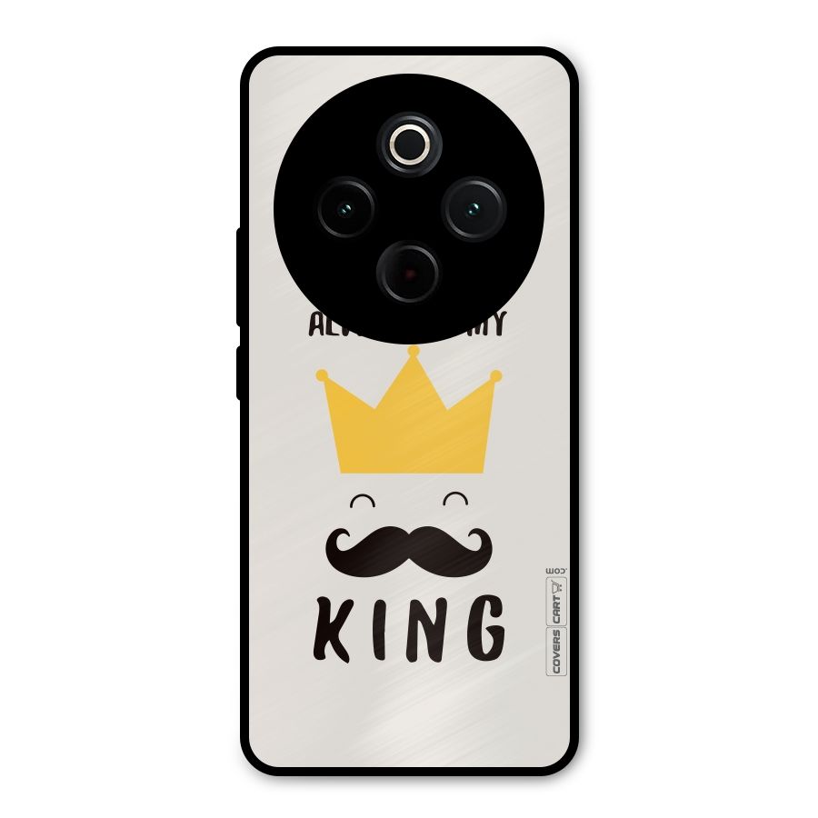 My King Dad Metal Back Case for iQOO Z10