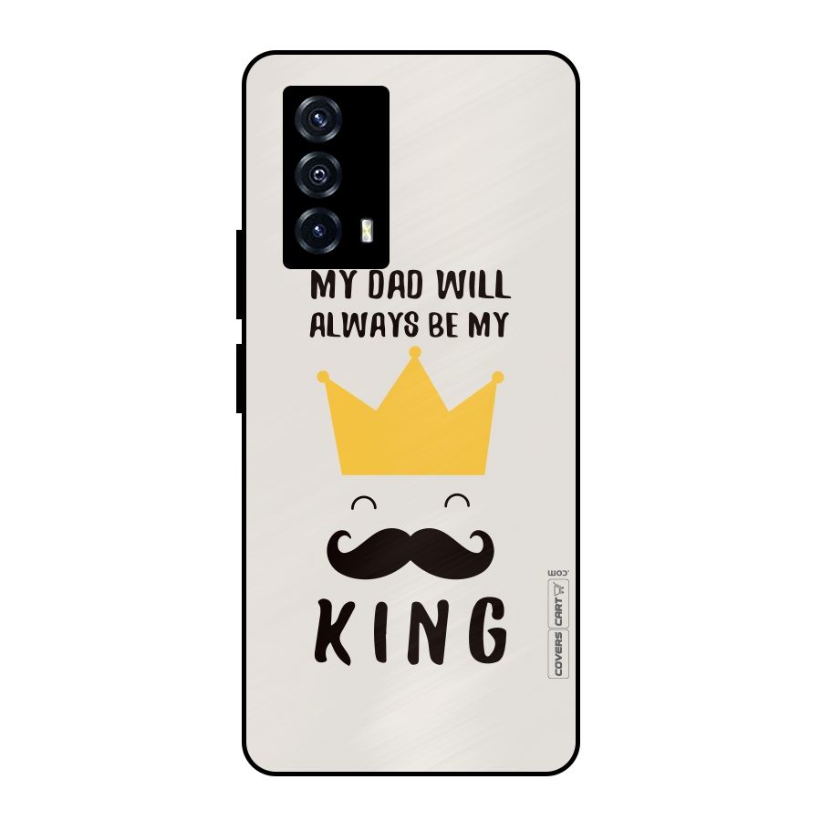 My King Dad Metal Back Case for iQOO Z5