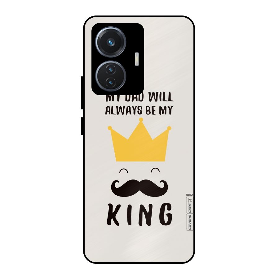 My King Dad Metal Back Case for iQOO Z6 44W