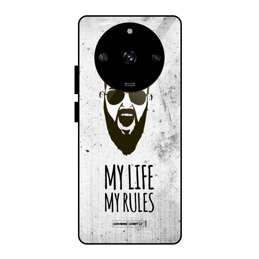 My Life My Rules Glass Back Case for Realme Narzo 60 5G