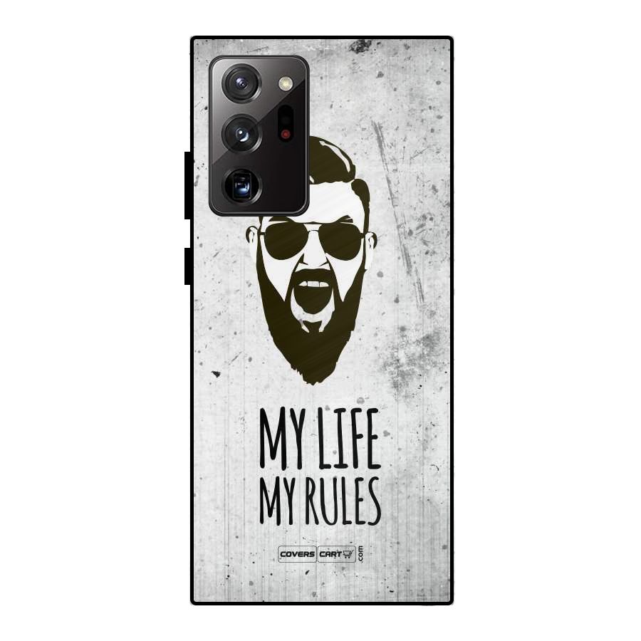 My Life My Rules Metal Back Case for Galaxy Note 20 Ultra