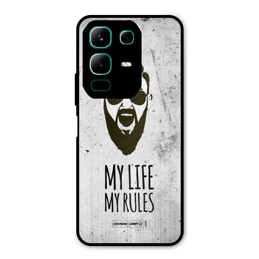 My Life My Rules Metal Back Case for Infinix Note 50x