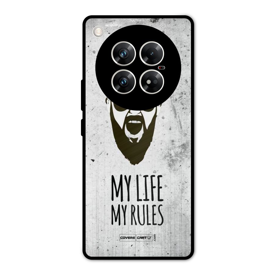 My Life My Rules Metal Back Case for Infinix Zero 40 5G
