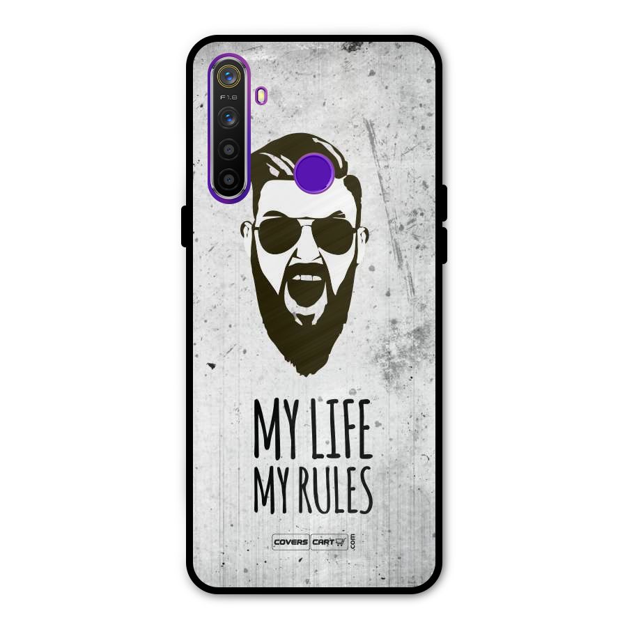 My Life My Rules Metal Back Case for Realme Narzo 10