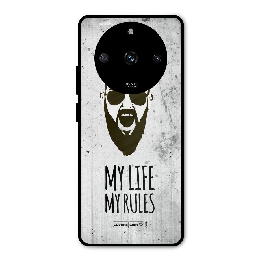 My Life My Rules Metal Back Case for Realme Narzo 60 5G