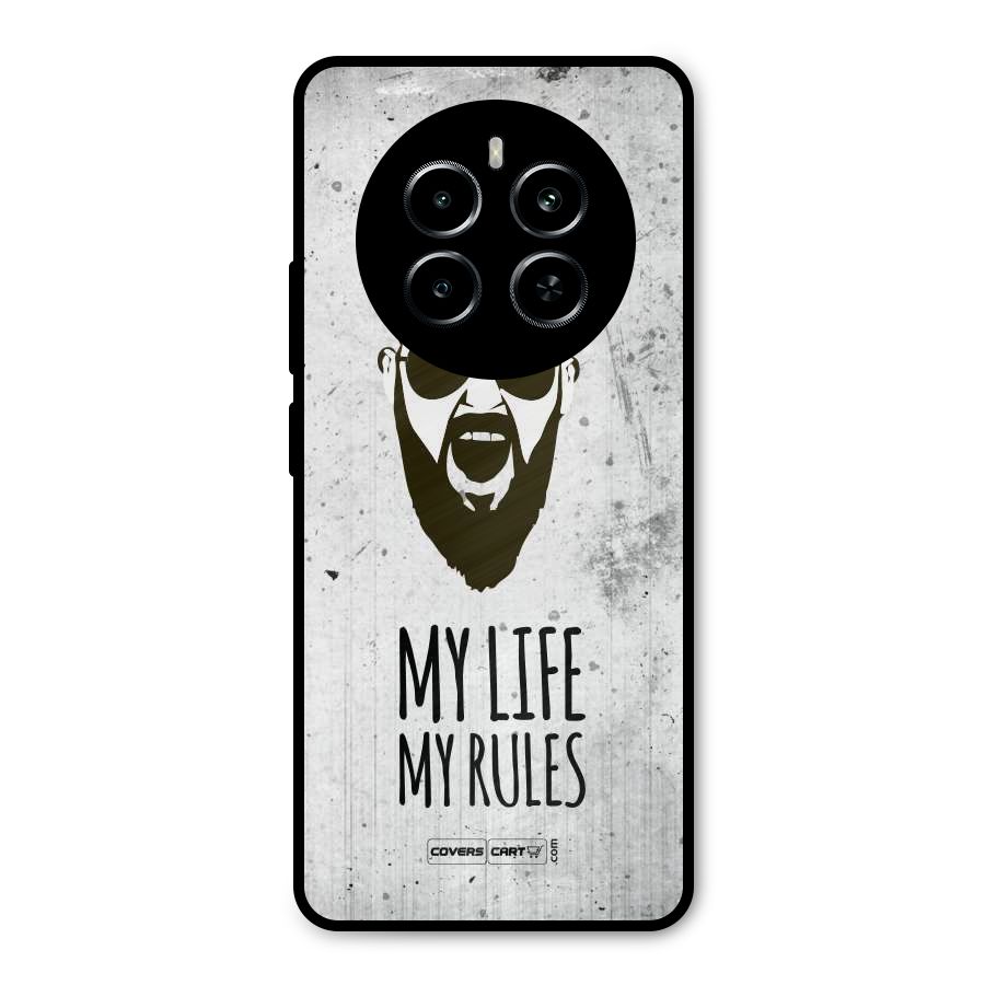 My Life My Rules Metal Back Case for Realme P1