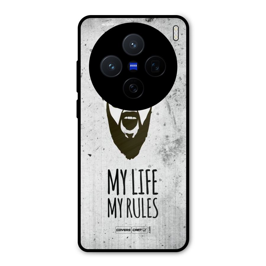 My Life My Rules Metal Back Case for Vivo X200