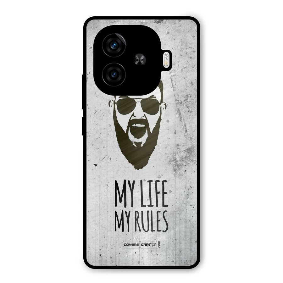 My Life My Rules Metal Back Case for iQOO Neo 10R