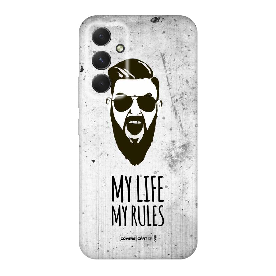 My Life My Rules Original Polycarbonate Back Case for Galaxy A54