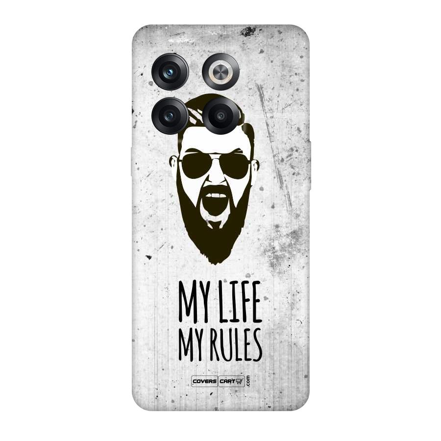 My Life My Rules Original Polycarbonate Back Case for OnePlus 10T