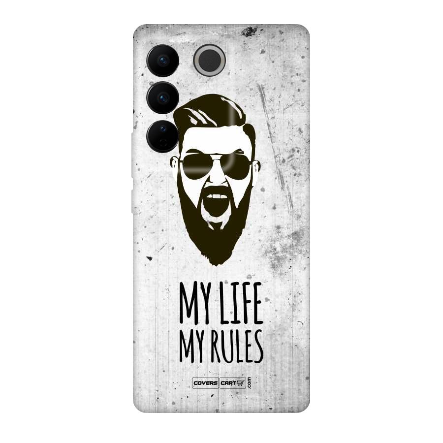 My Life My Rules Original Polycarbonate Back Case for Vivo V27