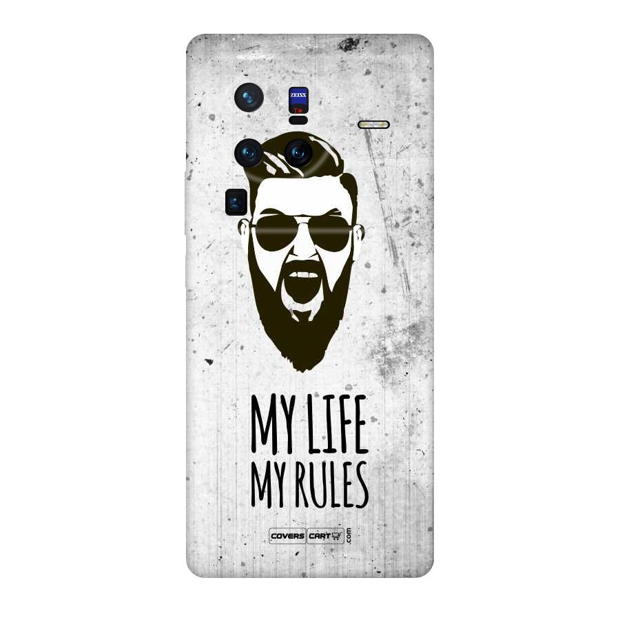 My Life My Rules Original Polycarbonate Back Case for Vivo X80