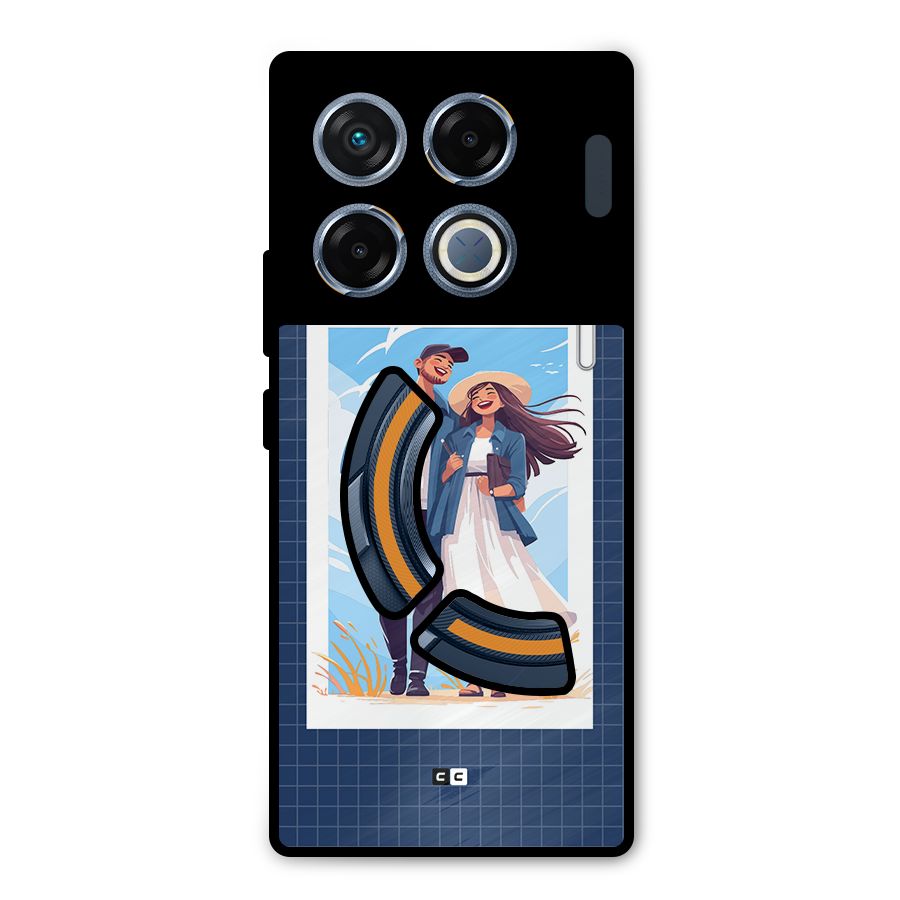 My Love Metal Back Case for Infinix GT 20 Pro