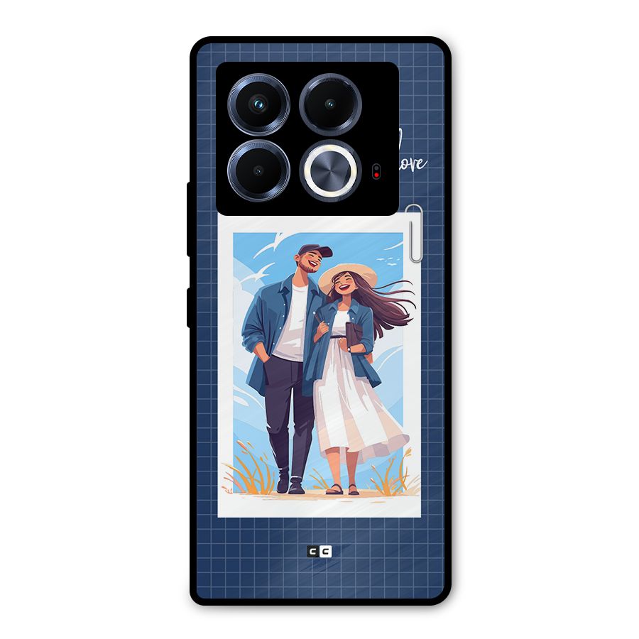 My Love Metal Back Case for Infinix Note 40 5G