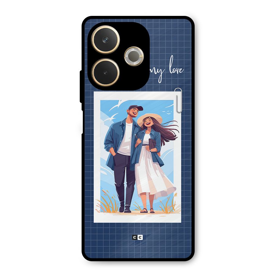 My Love Metal Back Case for Oppo A5 Pro