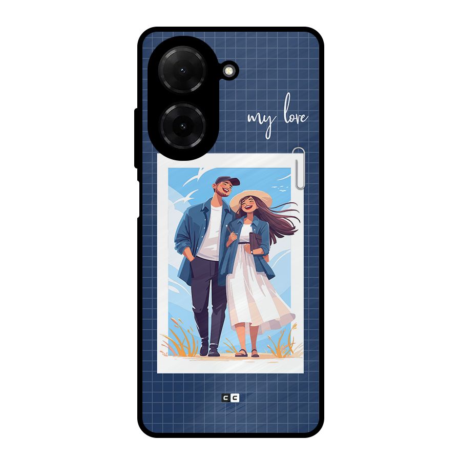 My Love Metal Back Case for Redmi A5 4G
