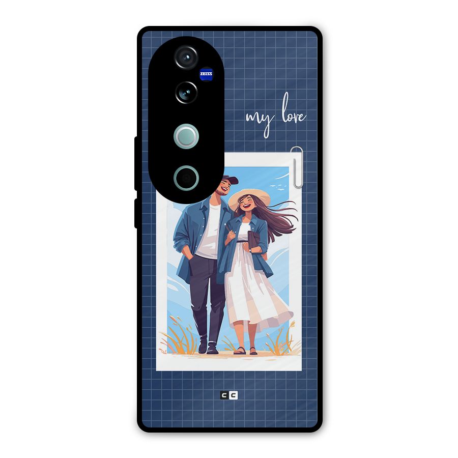 My Love Metal Back Case for Vivo V40