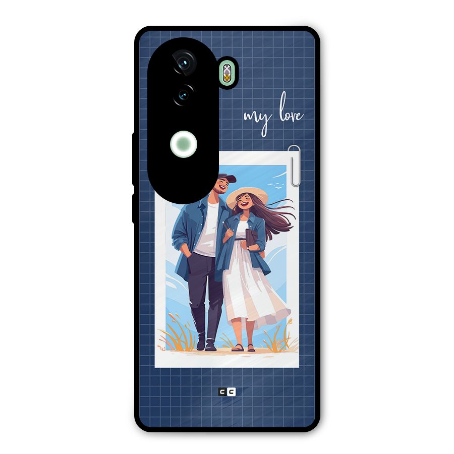 My Love Metal Back Case for Vivo V40e