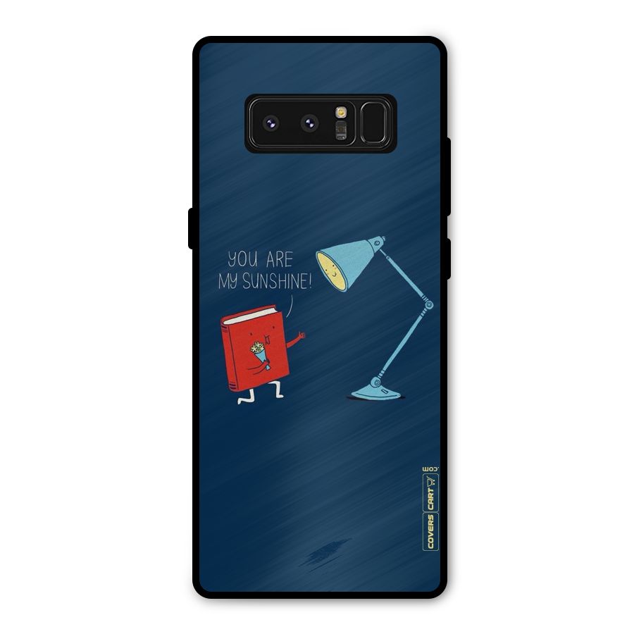 My Sunshine Metal Back Case for Galaxy Note 8