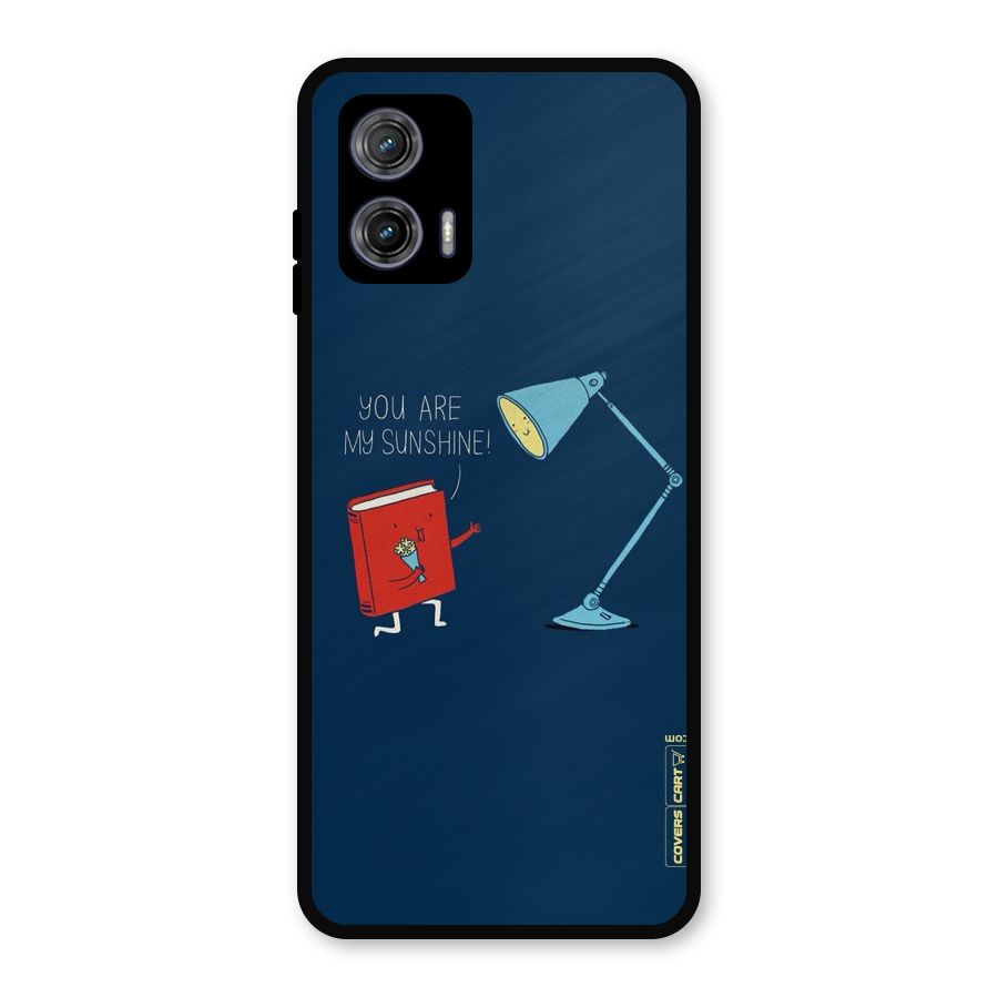 My Sunshine Metal Back Case for Moto G73