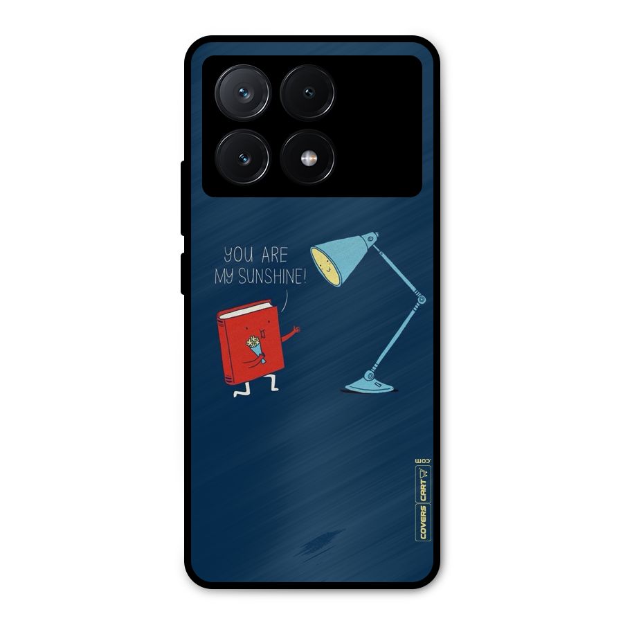 My Sunshine Metal Back Case for Poco X6 Pro