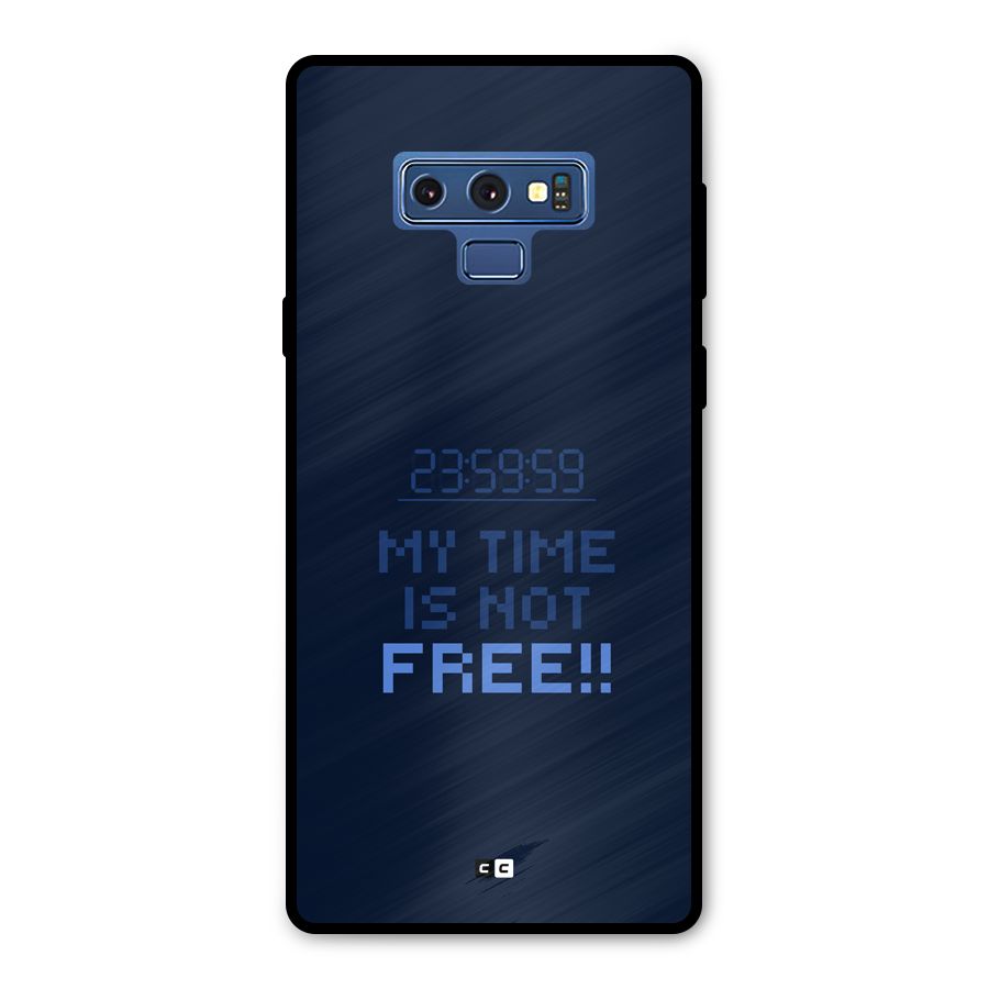 My Time Metal Back Case for Galaxy Note 9