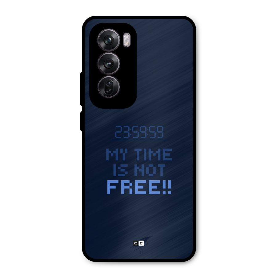 My Time Metal Back Case for Oppo Reno12 Pro