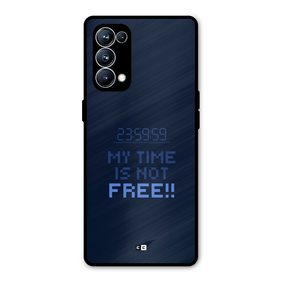 My Time Metal Back Case for Oppo Reno5 Pro 5G