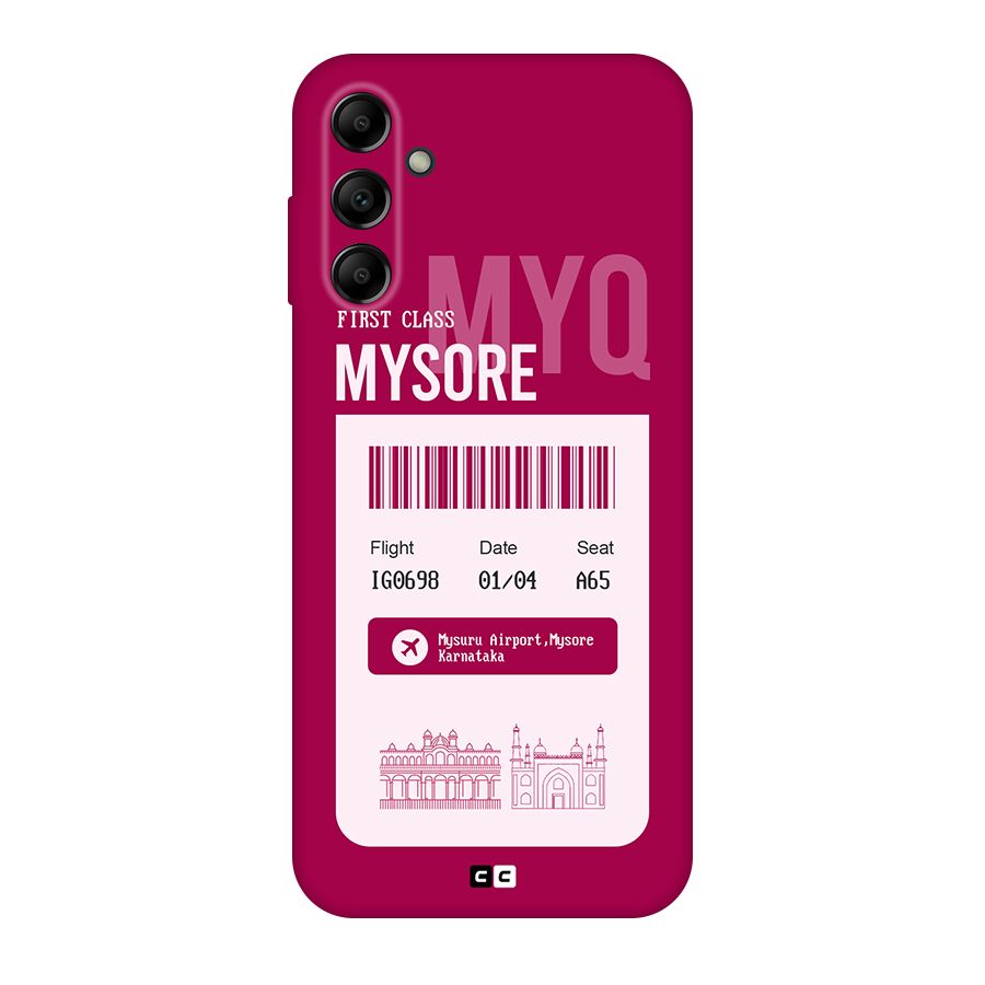 Mysore Boarding Pass Original Polycarbonate Back Case for Galaxy A14 5G